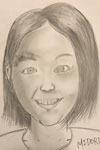 モノクロ似顔絵
